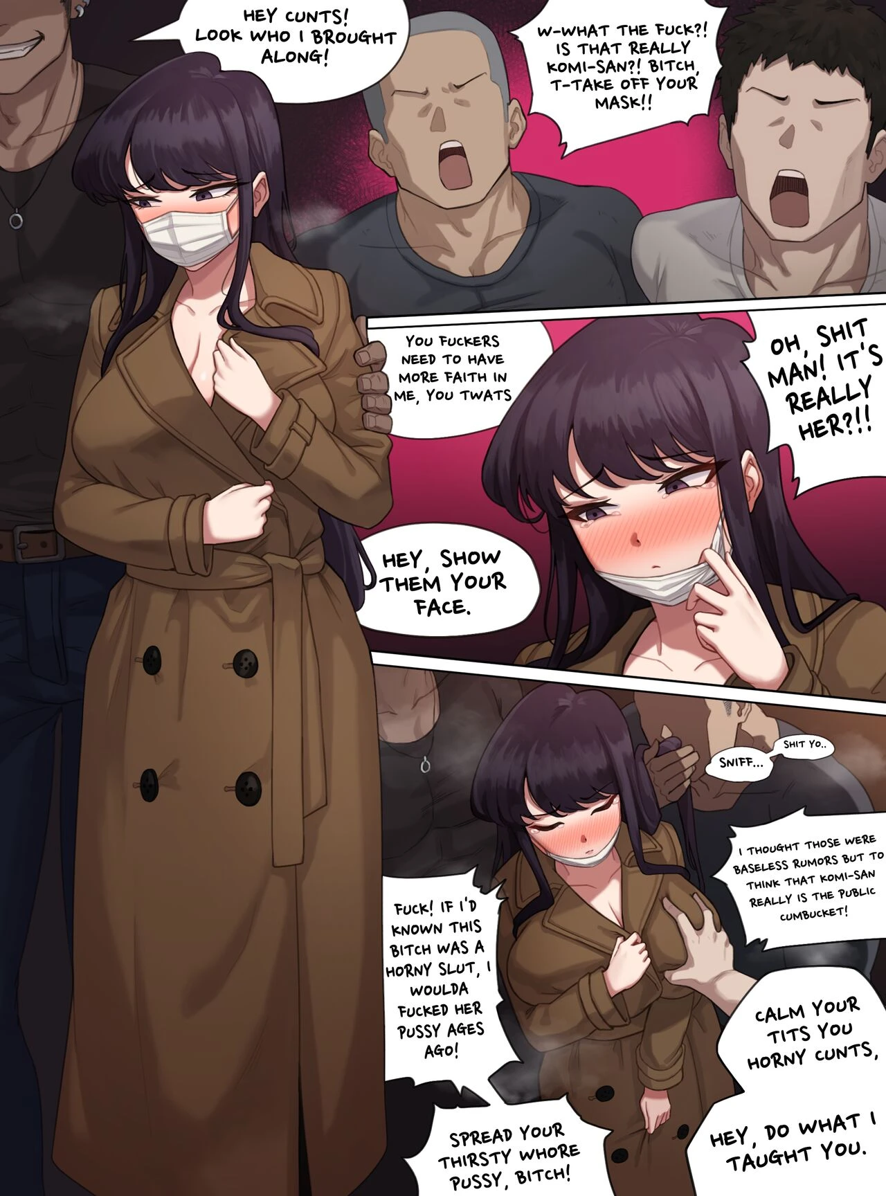 Komi-san is a Good Cumbucket (Komi-san wa Komyushou desu.) porn comic picture 2
