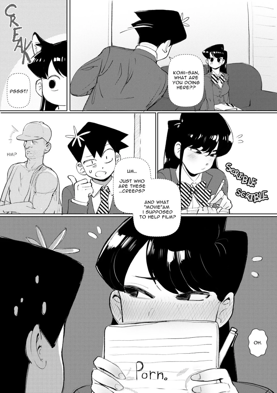 Komi-san makes a porno porn comic picture 1