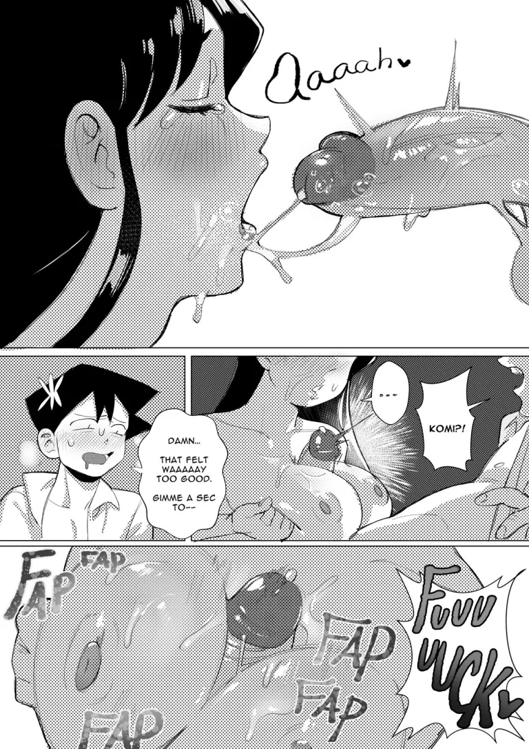 Komi-san makes a porno porn comic picture 5