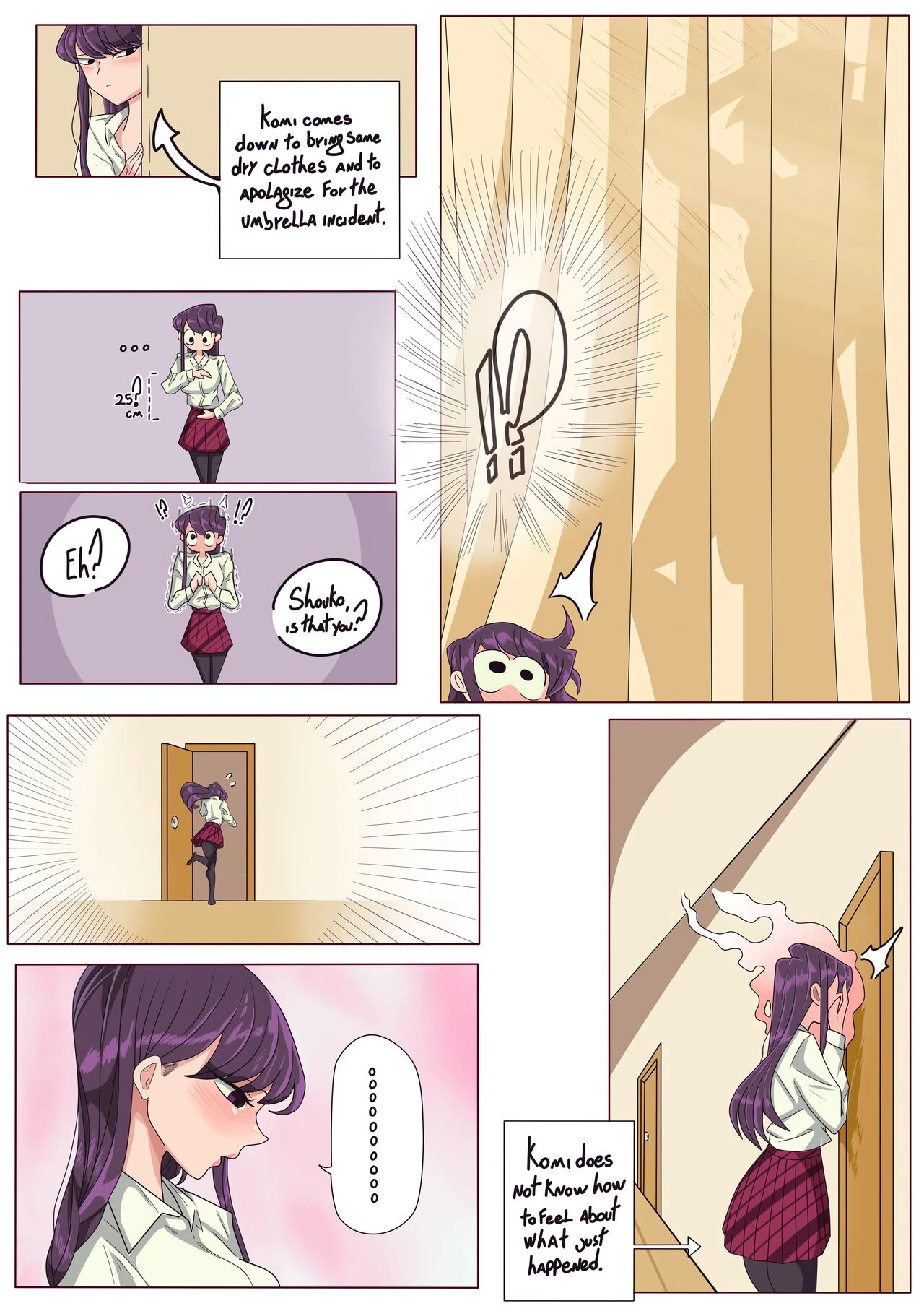 Komi San: Sleepless porn comic picture 2