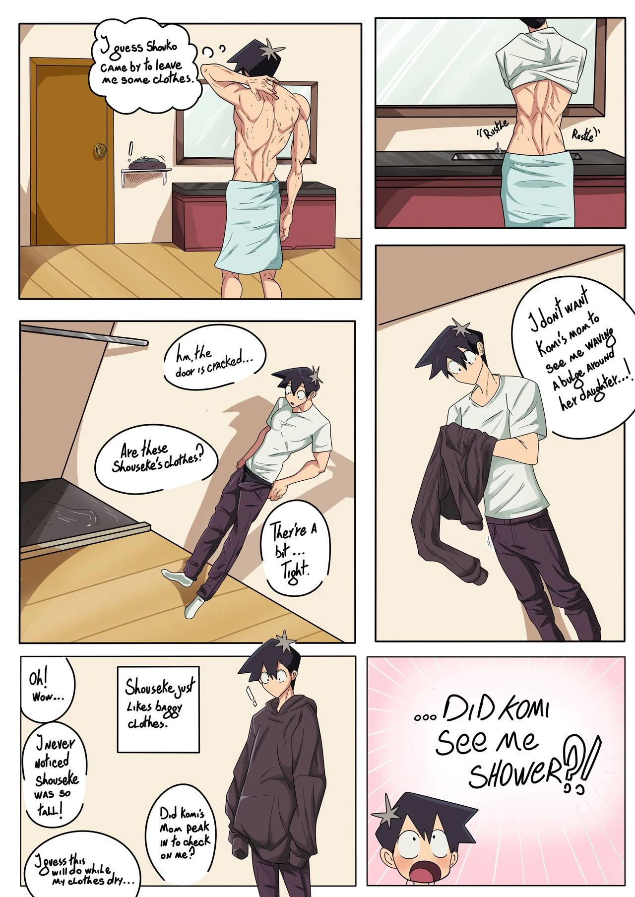 Komi San: Sleepless porn comic picture 3