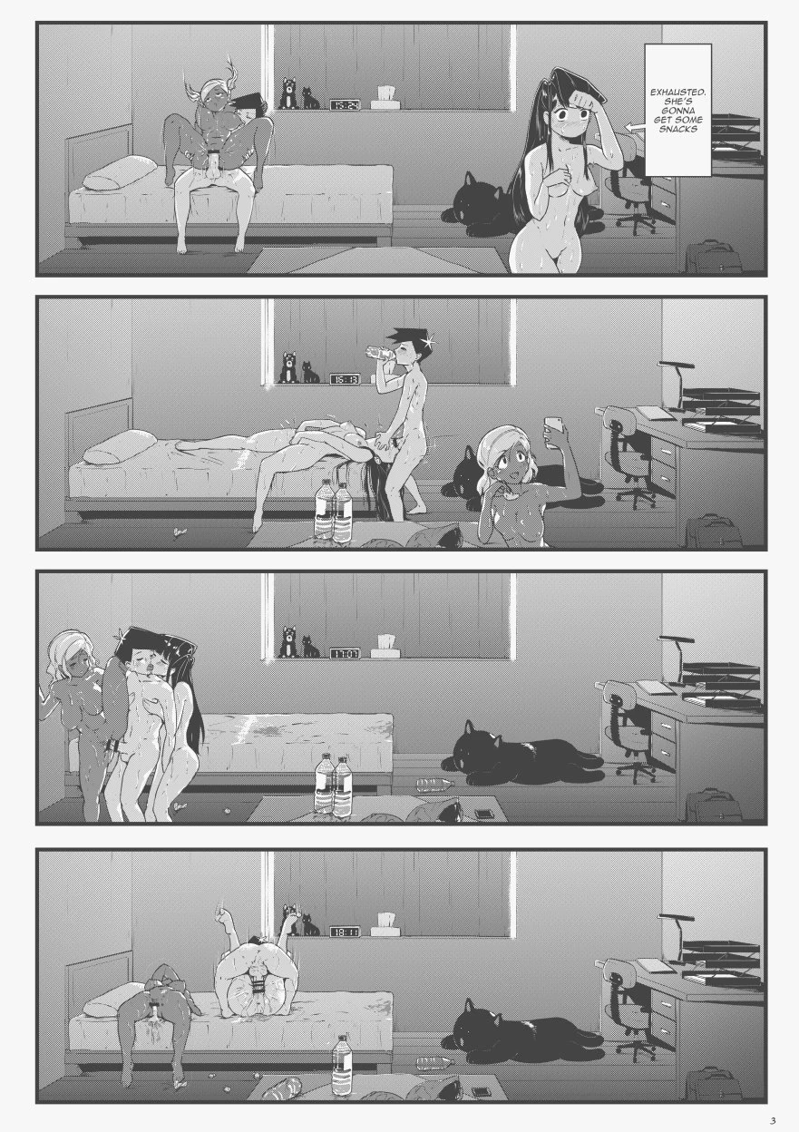 Komi x Manbagi x Tadano porn comic picture 3