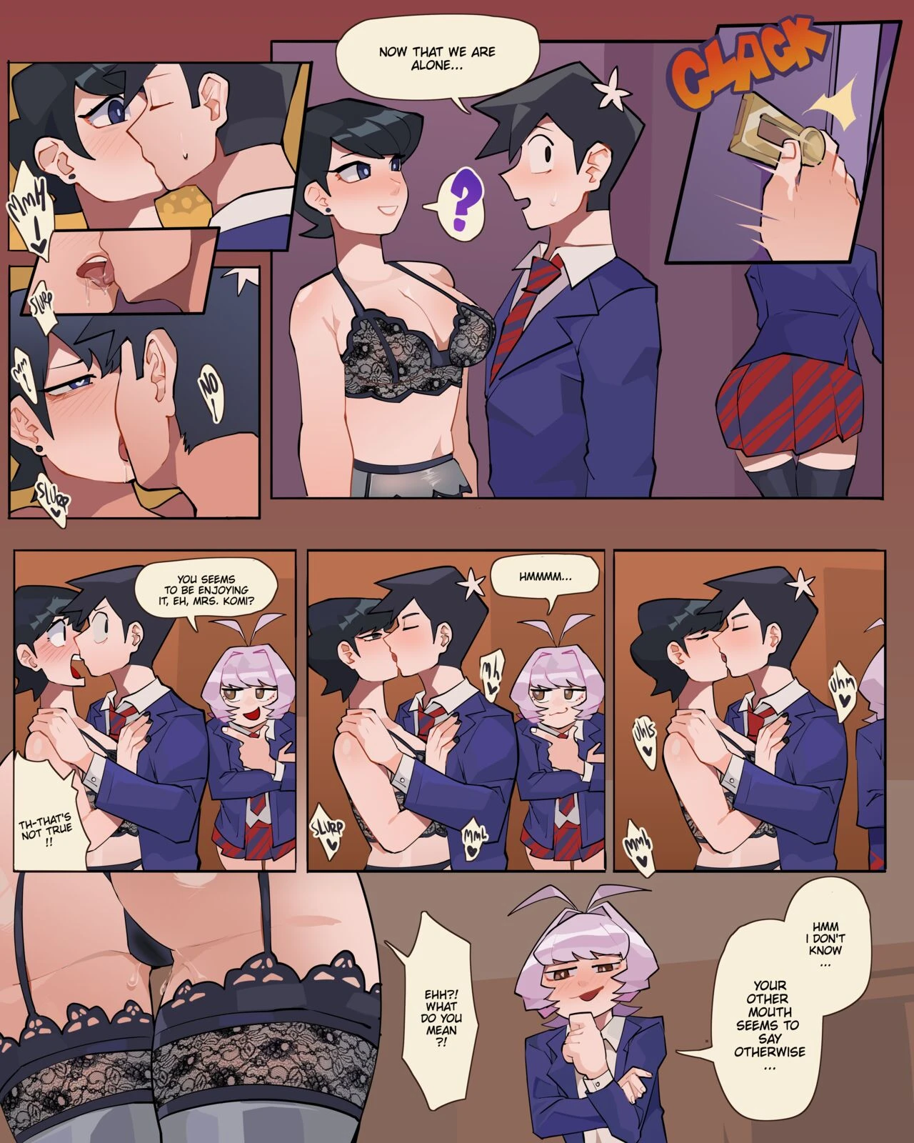 Komi's Mom Affair porn comic picture 3