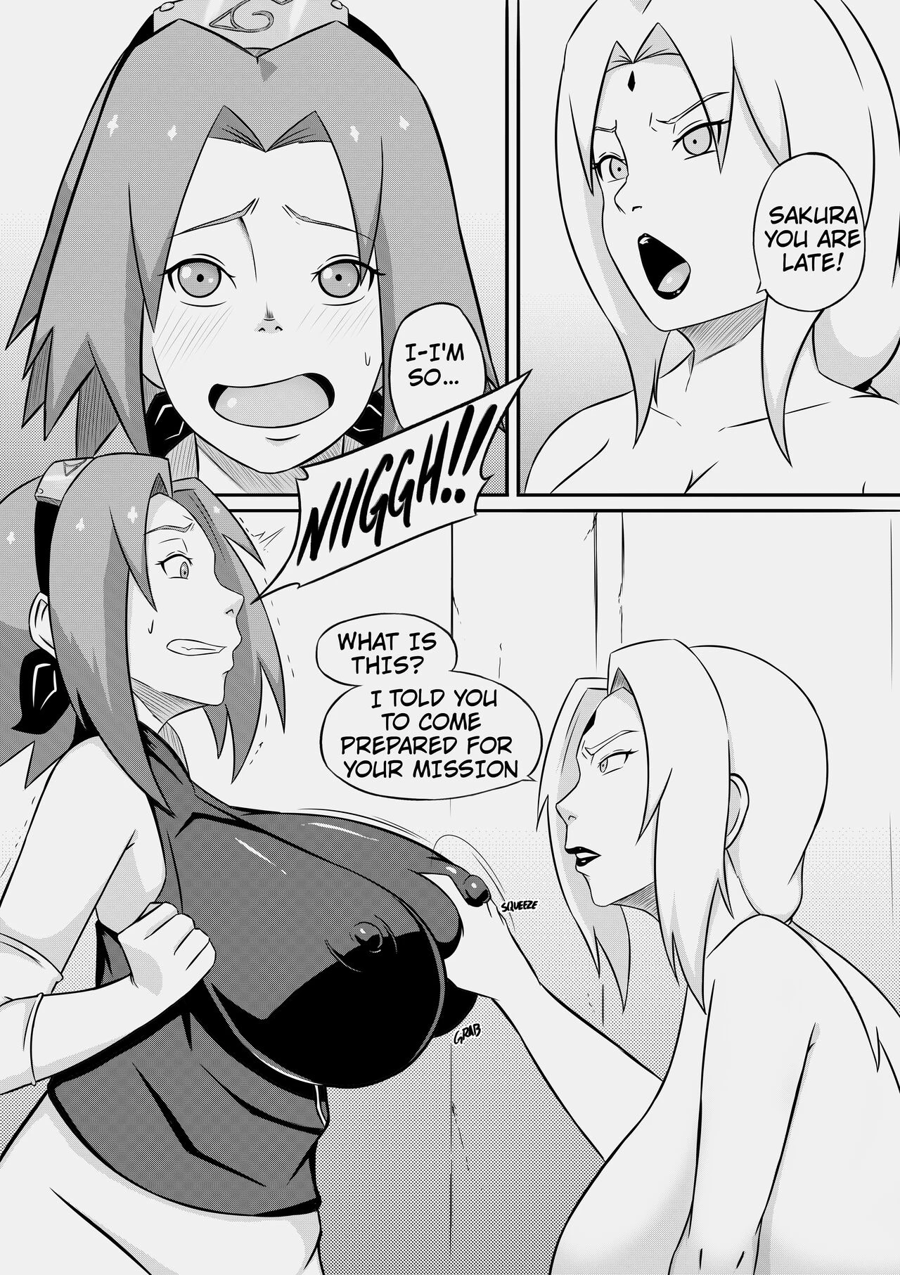 Konoha Slut porn comic picture 9