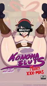 Konoha Sluts: Merry XXXMas porn comic picture 1