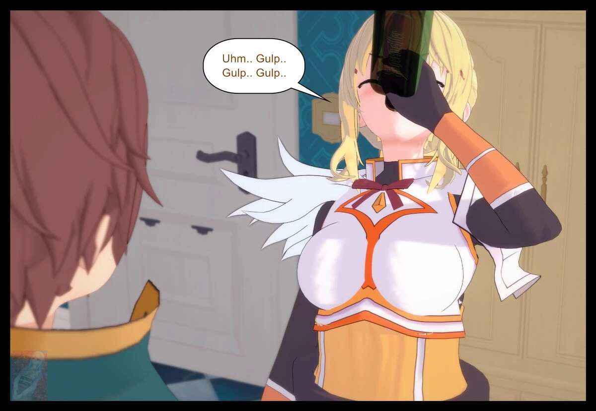Konosuba Skinsuit Potion 2 porn comic picture 53