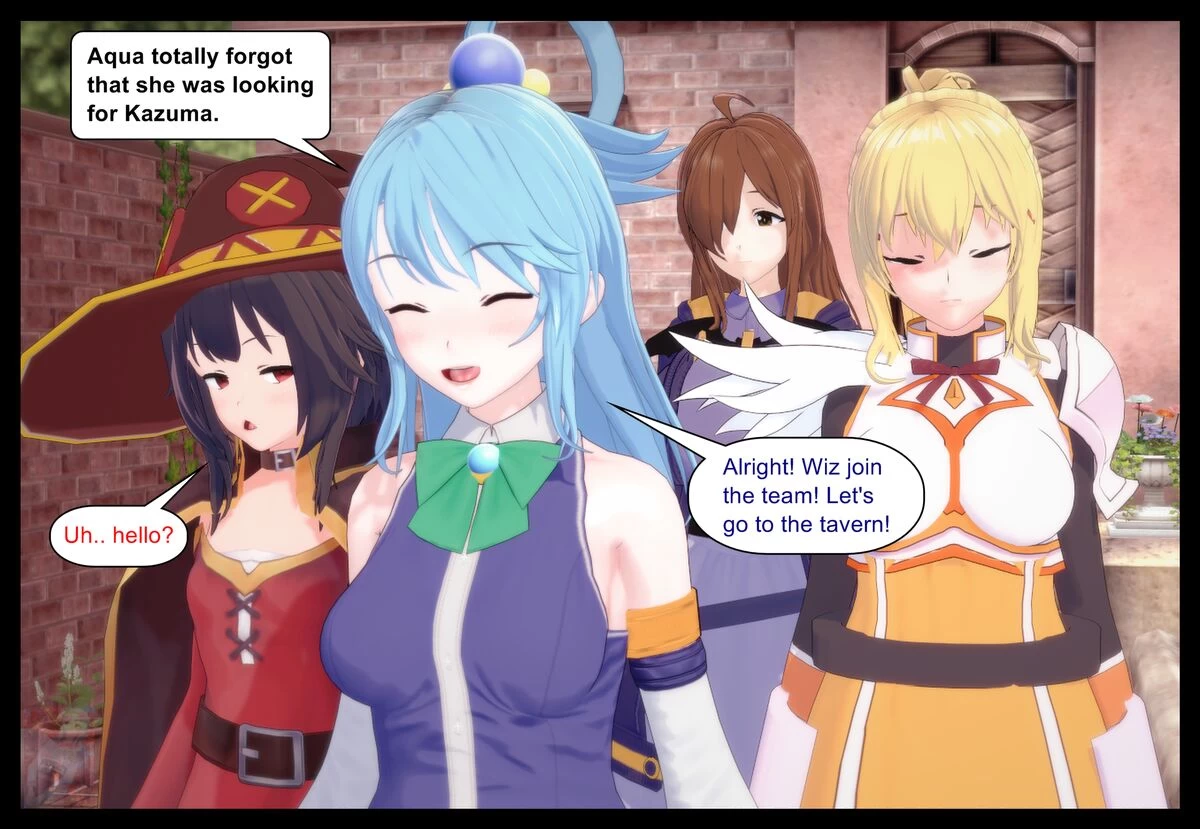 Konosuba Skinsuit Potion 2 porn comic picture 8