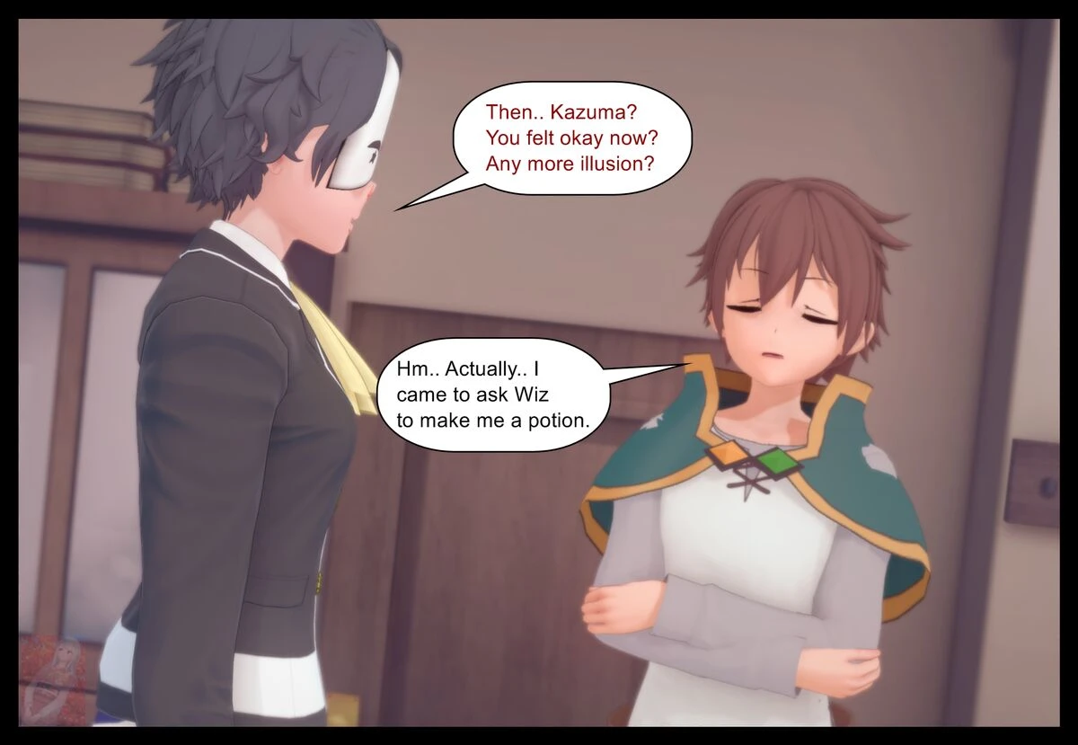 Konosuba Skinsuit Potion porn comic picture 16