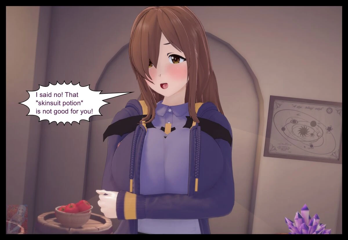 Konosuba Skinsuit Potion porn comic picture 17