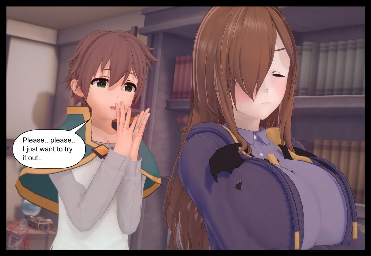 Konosuba Skinsuit Potion porn comic picture 18