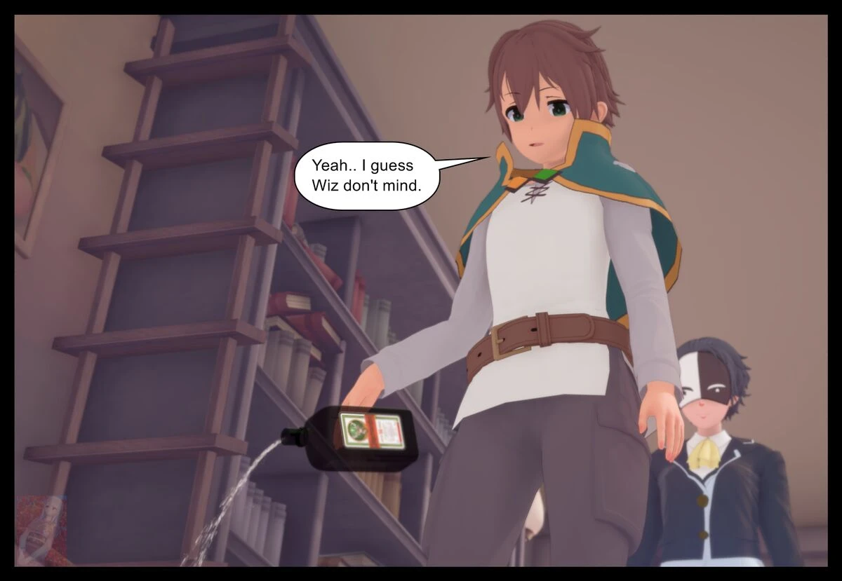 Konosuba Skinsuit Potion porn comic picture 38