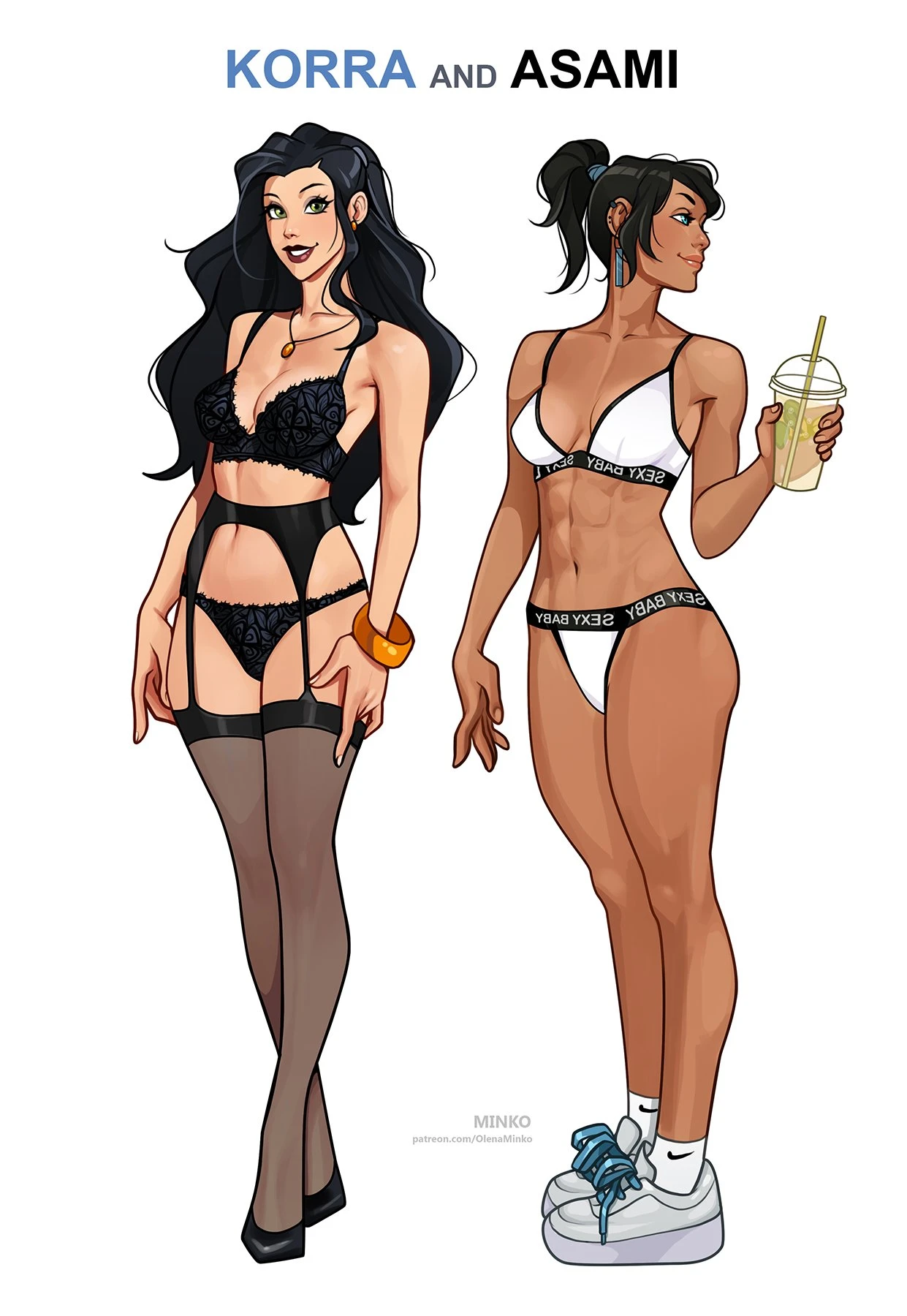 Korra and Asami: Office Story porn comic picture 2