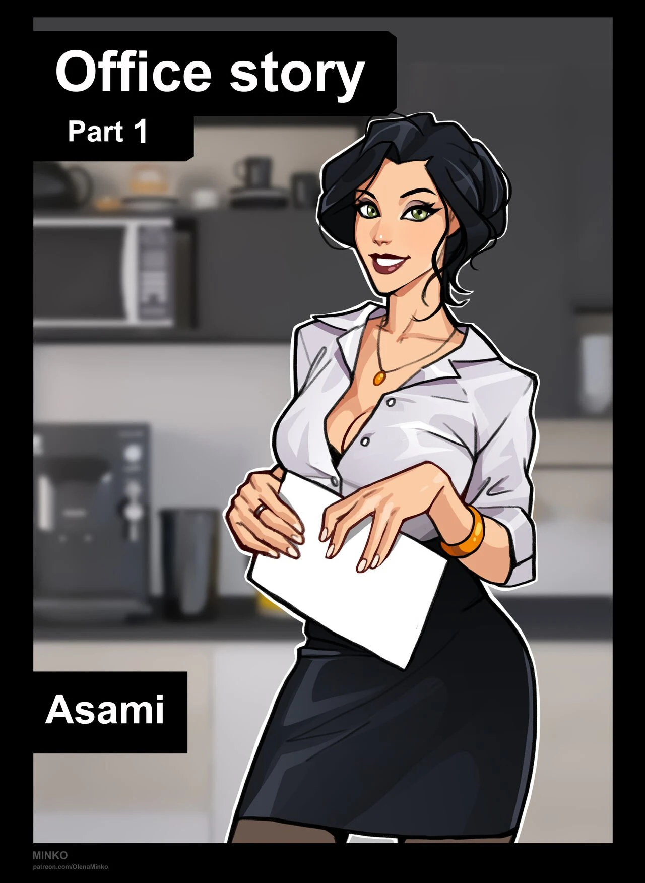 Korra and Asami: Office Story porn comic picture 4