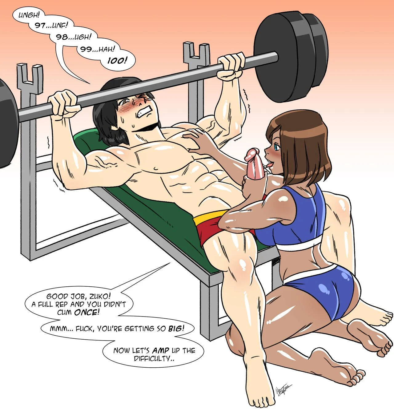 Korra & Zuko porn comic picture 1