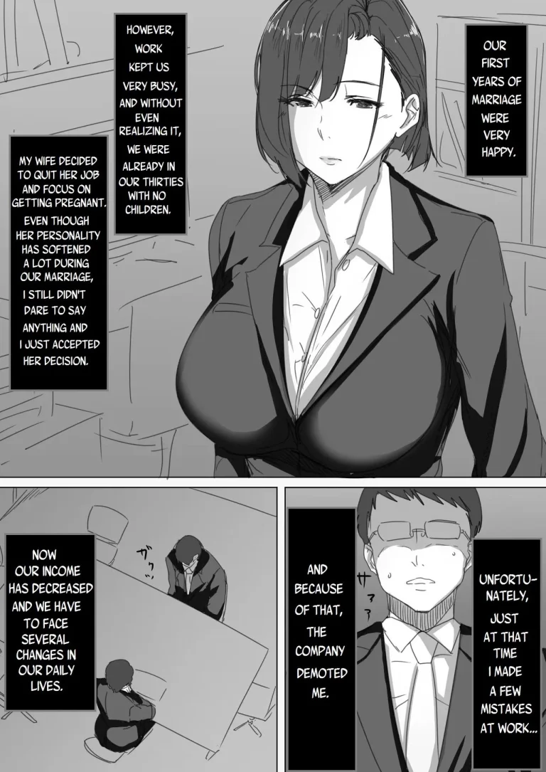 Kouman Tsuma ga Netorarete -Charao no Kyokon ni Ochita Pride- porn comic picture 3