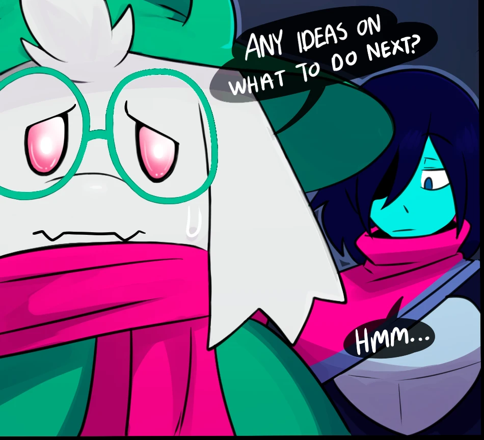 Kris' fucks Ralsei (Both versions) porn comic picture 4