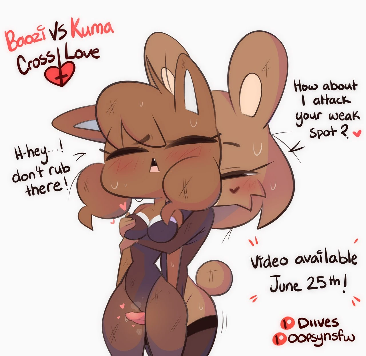 Kuma VS Baozi - Cross Love porn comic picture 6