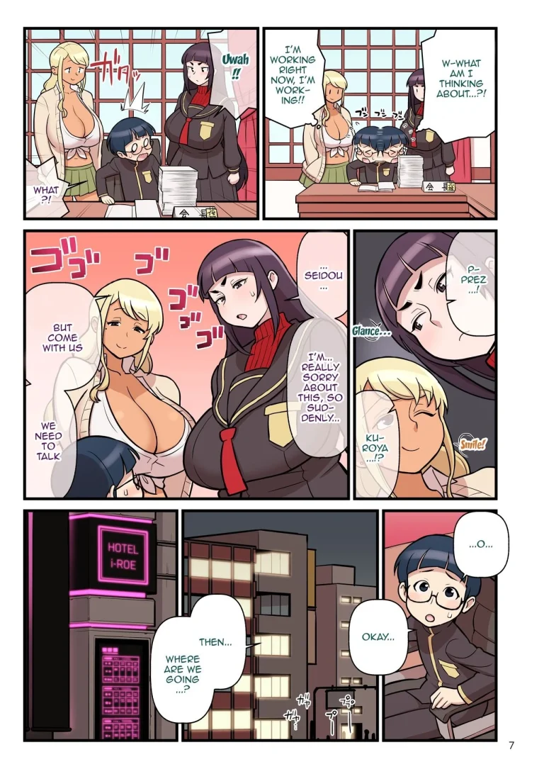 Kuro Gal VS Fuuki Iin - Black Gal VS Prefect 2 porn comic picture 9