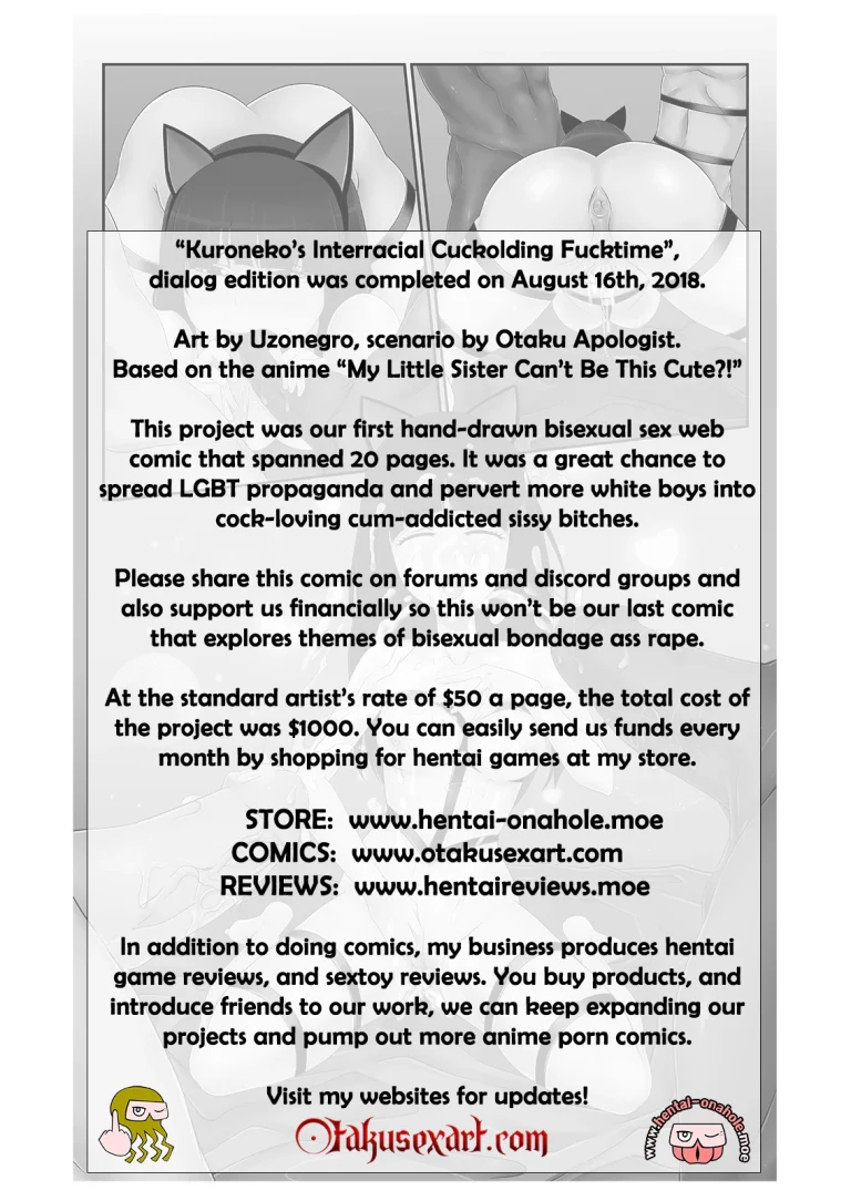Kuroneko's interracial cuckolding fucktime porn comic picture 22