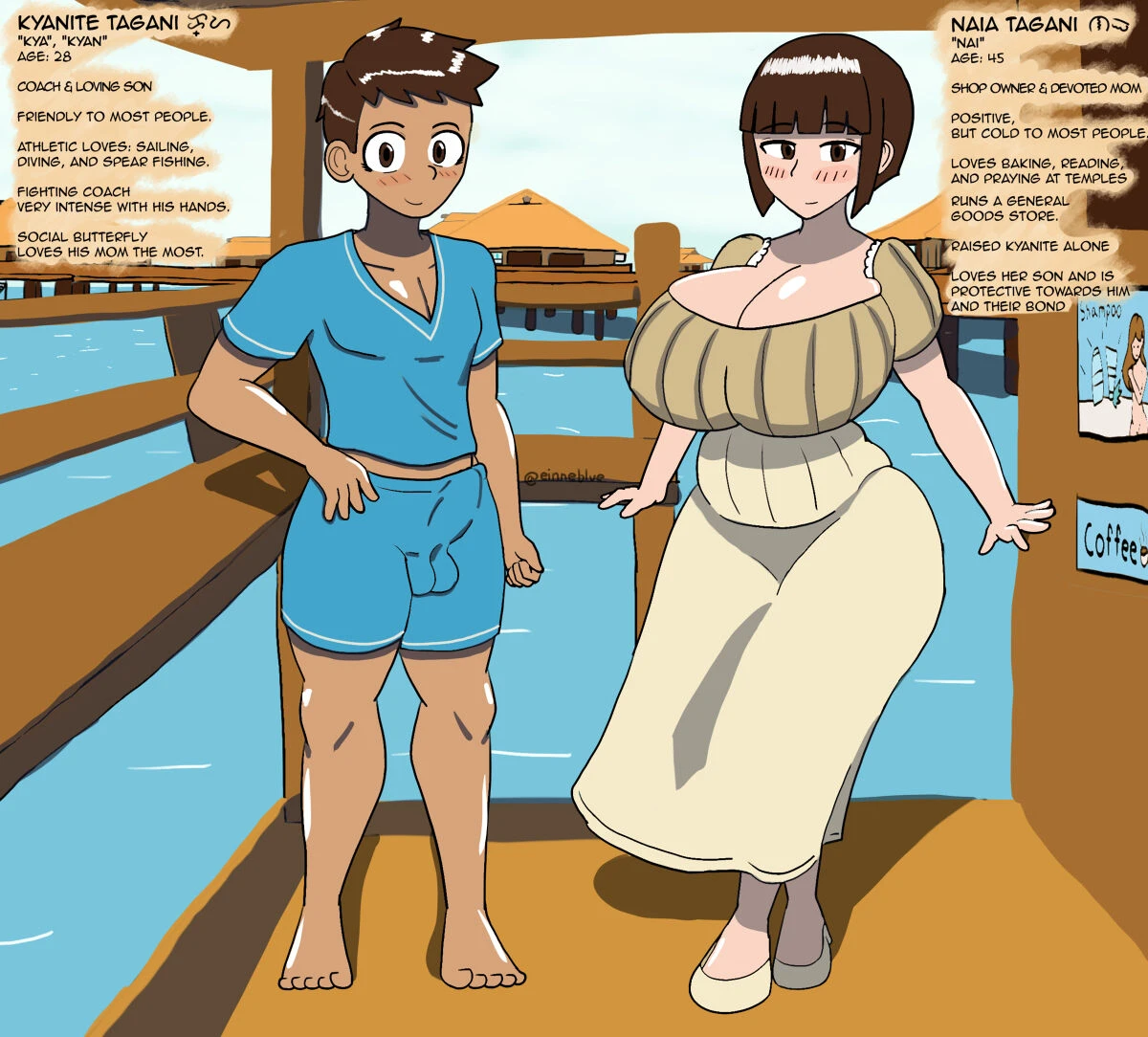 Kyanite and Naia porn comic picture 3