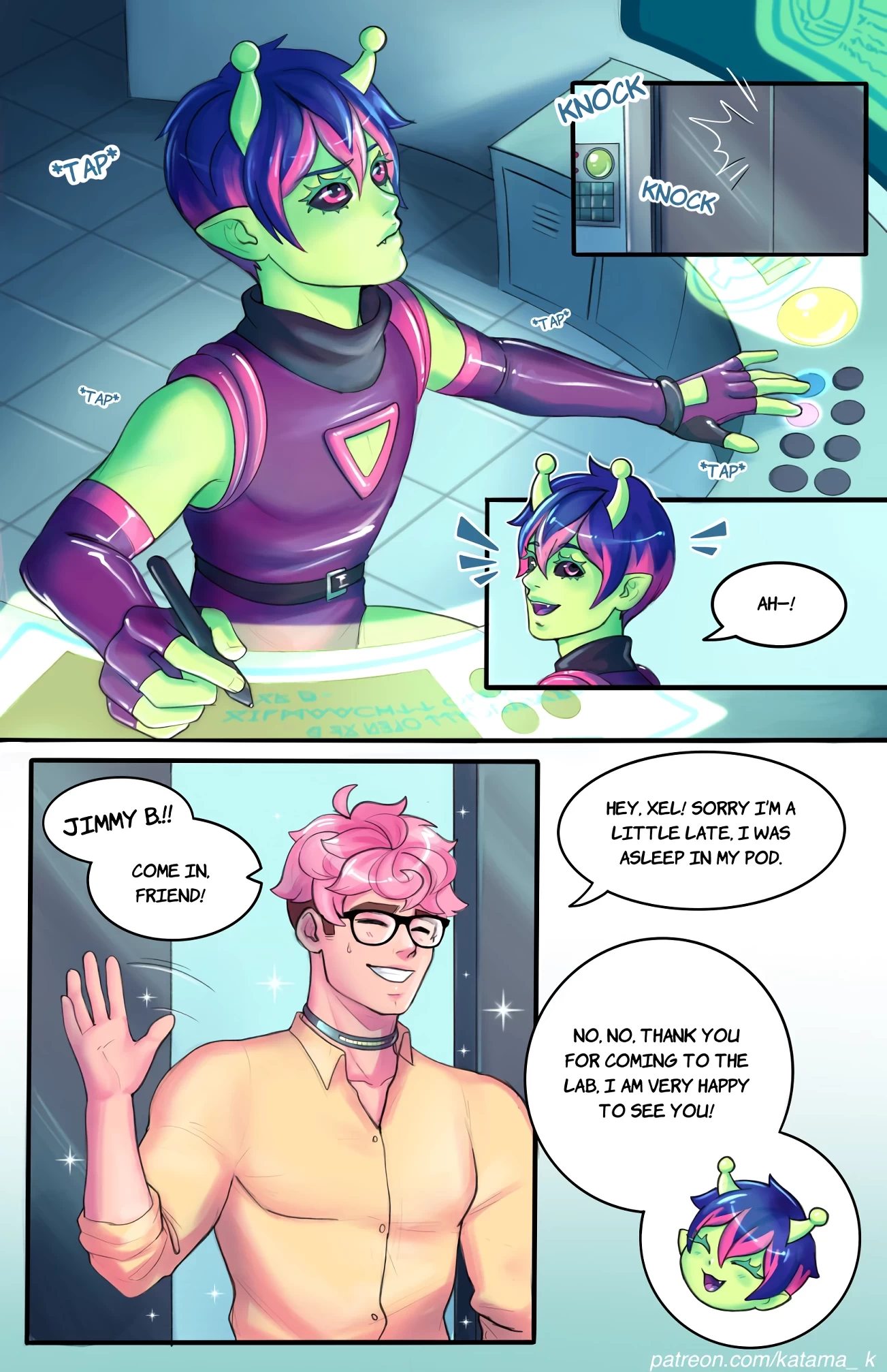 Lab Assistant porn comic picture 3