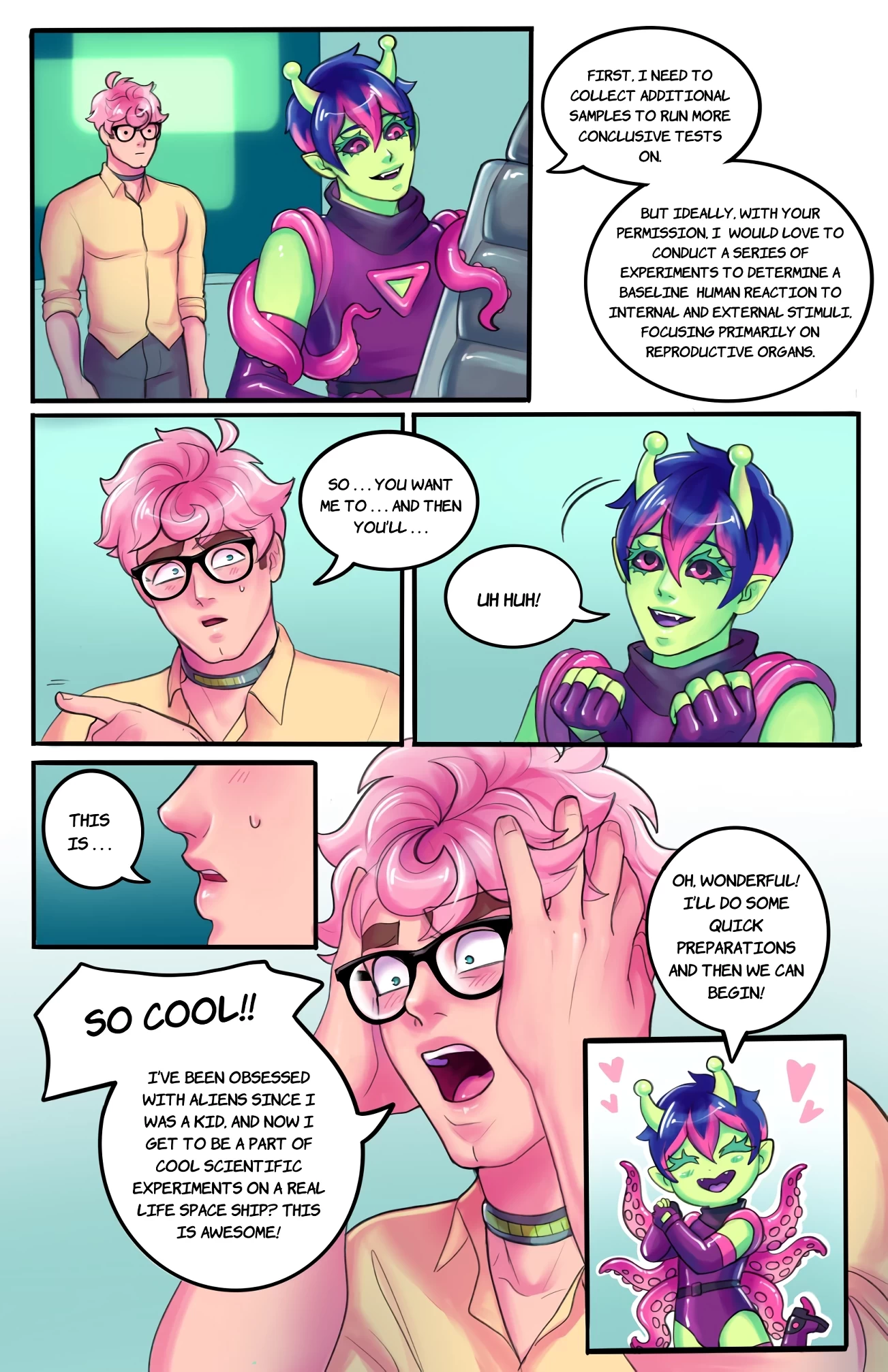 Lab Assistant porn comic picture 7