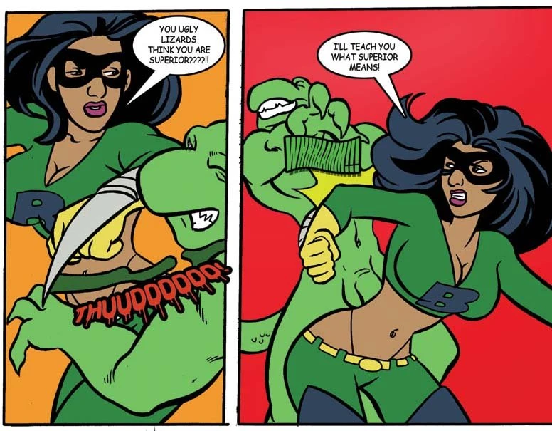 LADY BRAZILIA - LIZARRO'S LAIR porn comic picture 28