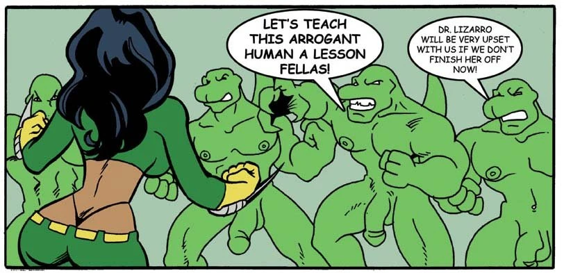 LADY BRAZILIA - LIZARRO'S LAIR porn comic picture 31