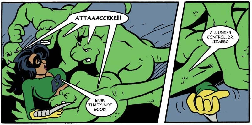 LADY BRAZILIA - LIZARRO'S LAIR porn comic picture 32