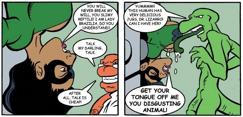 LADY BRAZILIA - LIZARRO'S LAIR porn comic picture 35