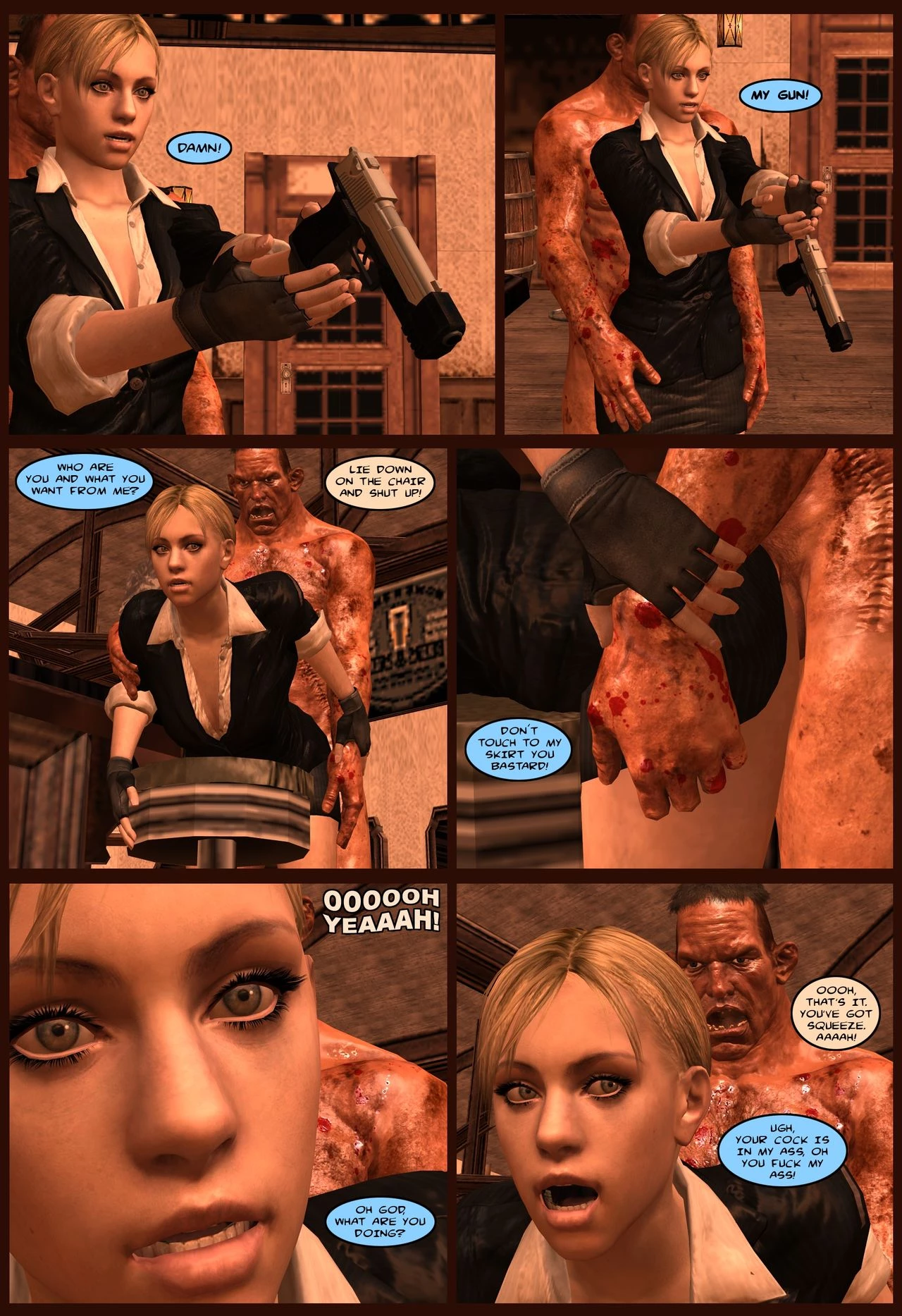 Lady & Cop VS Penetrator 2 porn comic picture 14