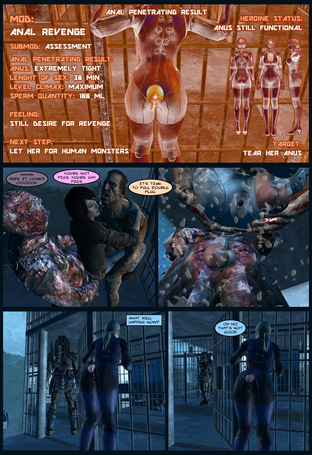 Lady & Cop VS Penetrator 2 porn comic picture 38