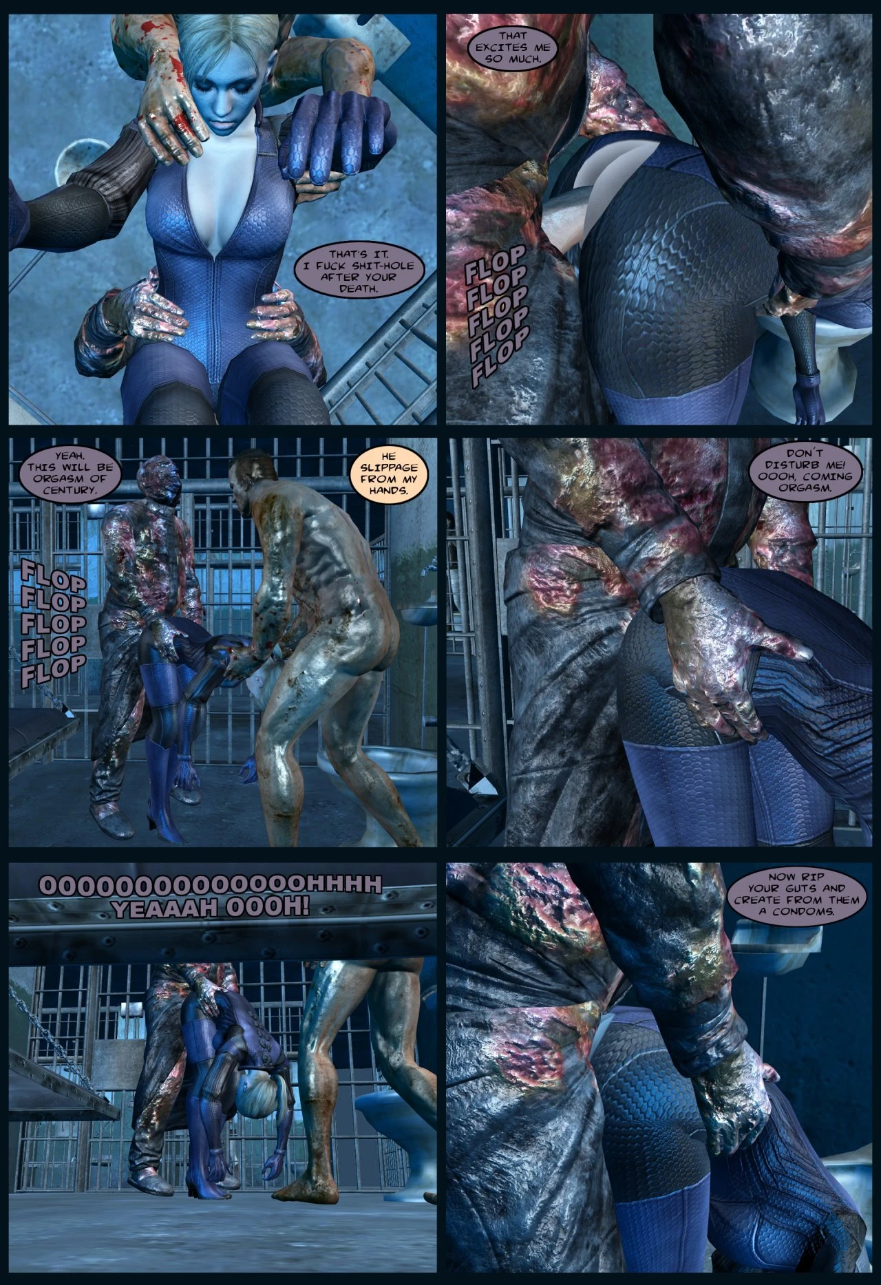 Lady & Cop VS Penetrator 4 porn comic picture 12