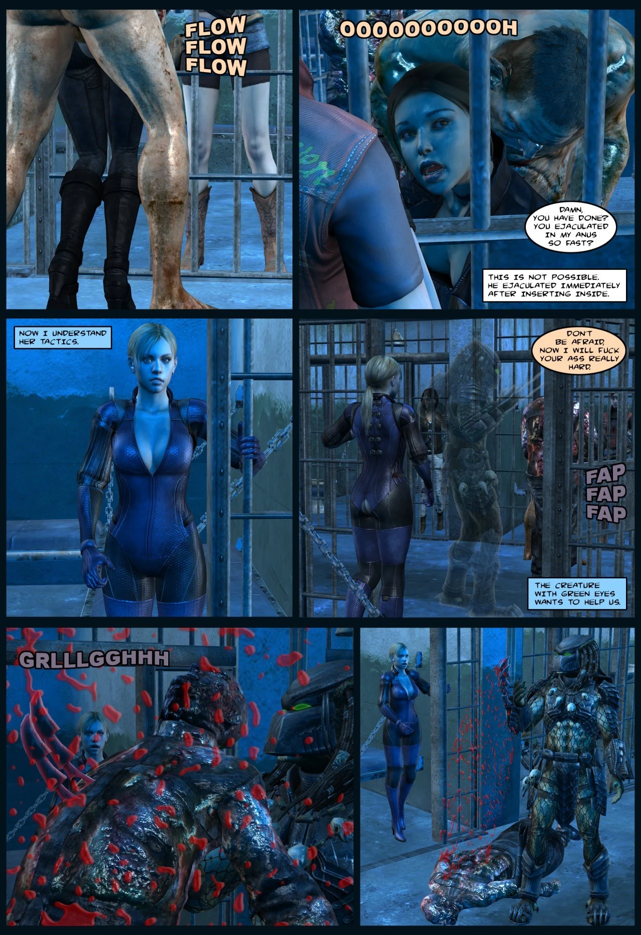 Lady & Cop VS Penetrator 4 porn comic picture 18