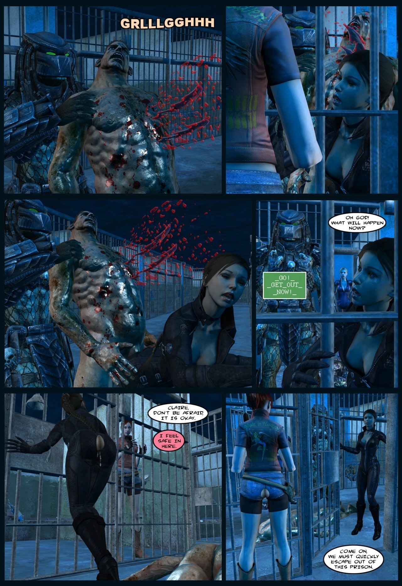 Lady & Cop VS Penetrator 4 porn comic picture 19