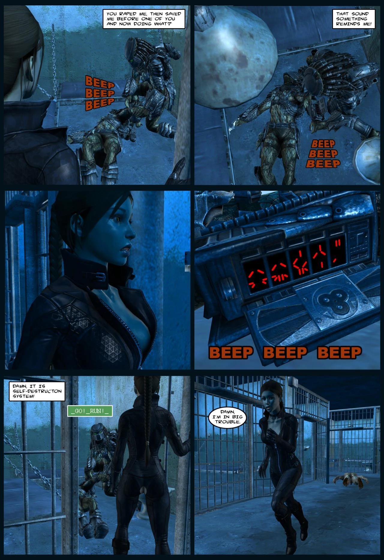 Lady & Cop VS Penetrator 4 porn comic picture 21