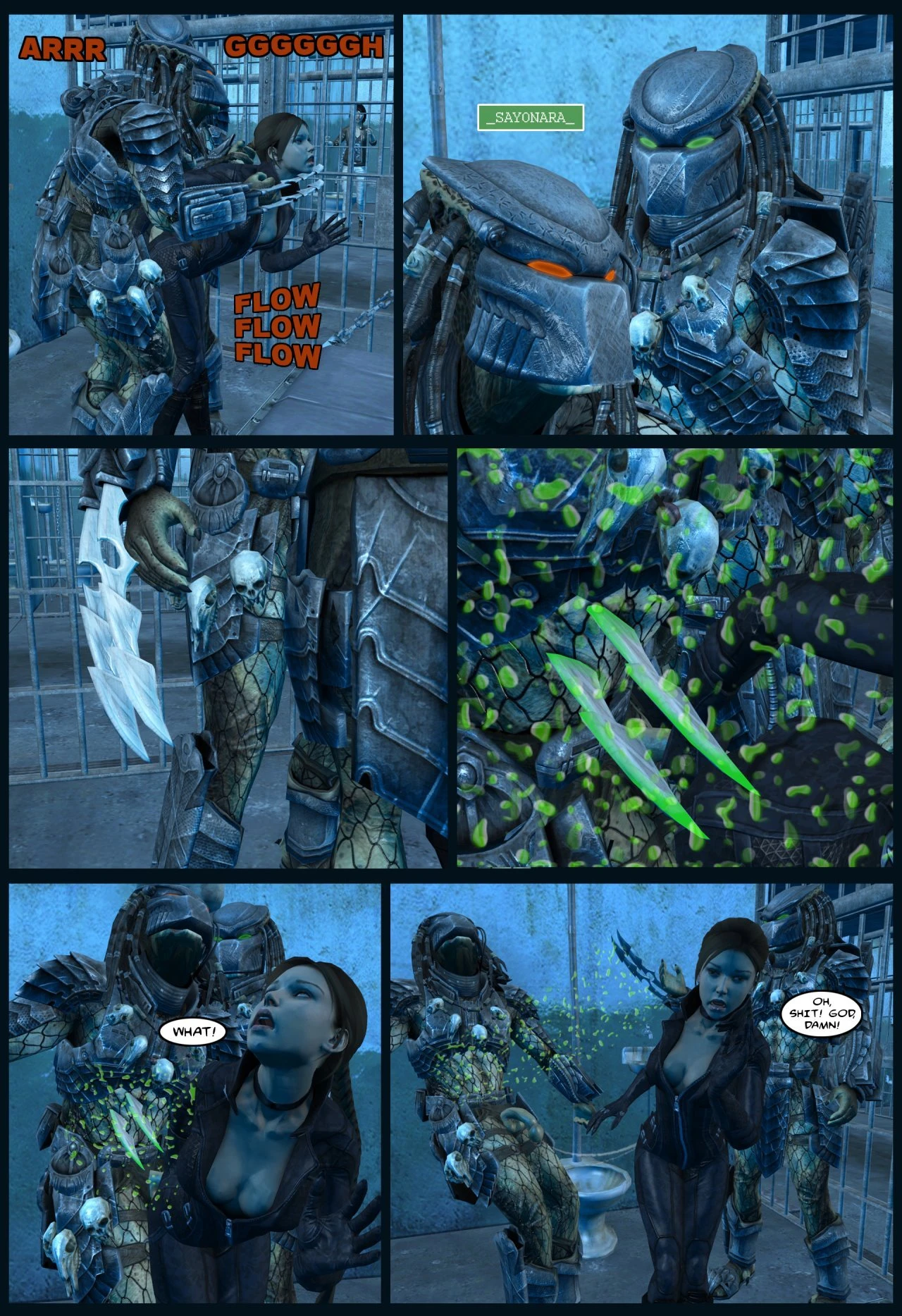 Lady & Cop VS Penetrator 4 porn comic picture 9