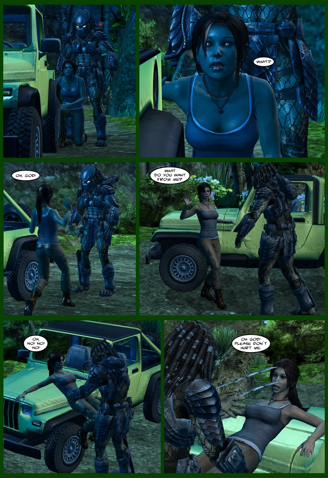 Lady & Cop VS Penetrator porn comic picture 23