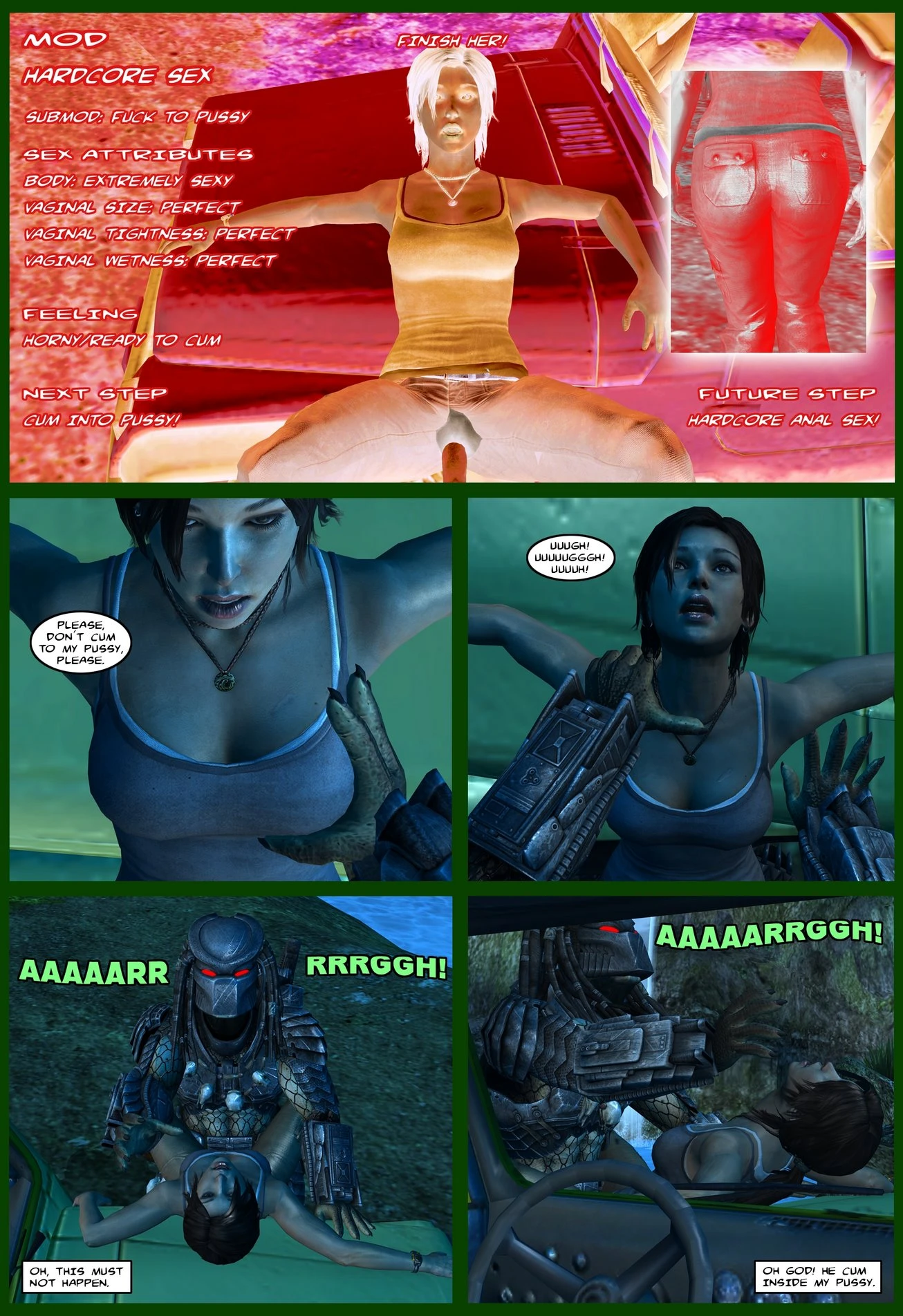 Lady & Cop VS Penetrator porn comic picture 25