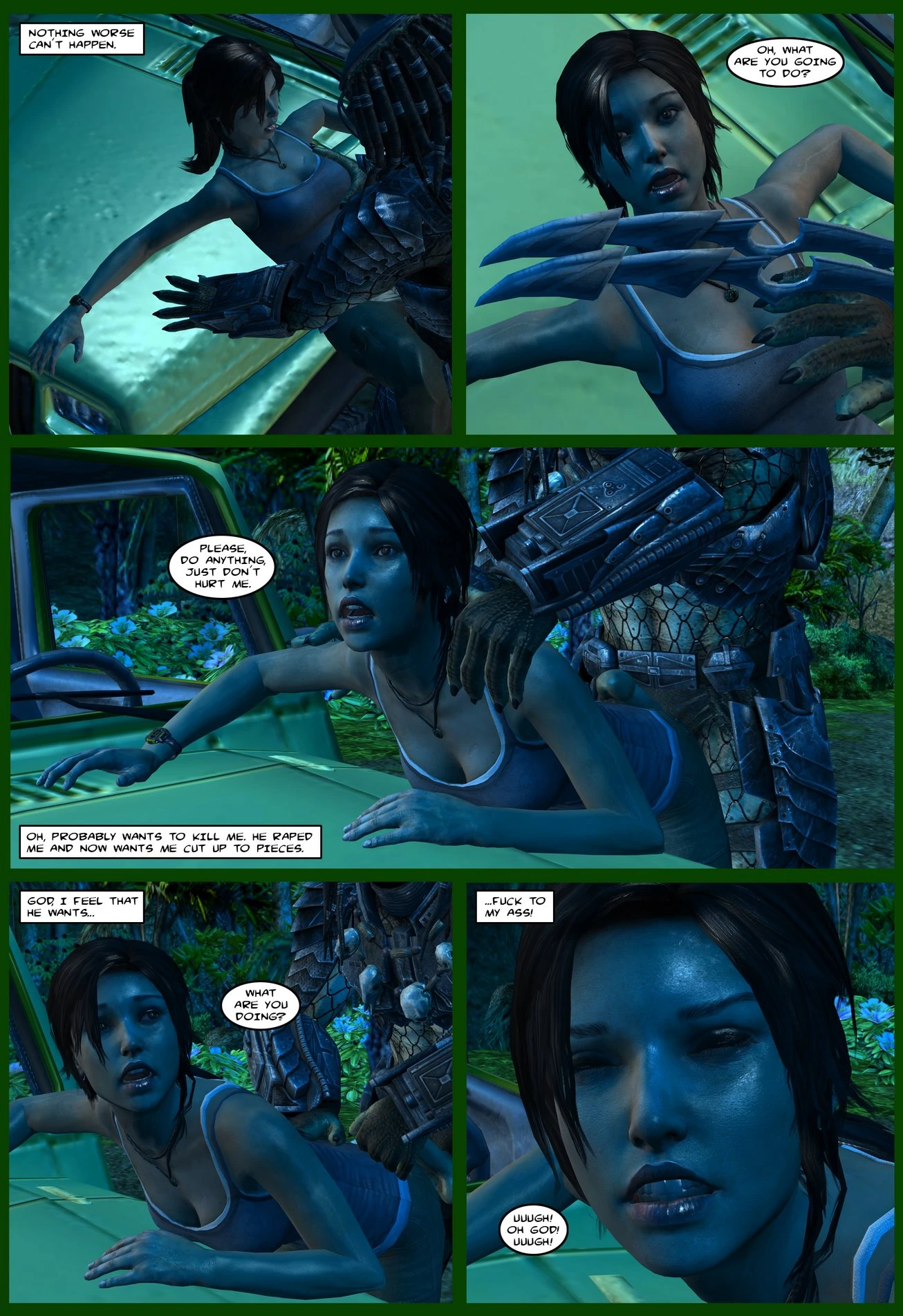 Lady & Cop VS Penetrator porn comic picture 26