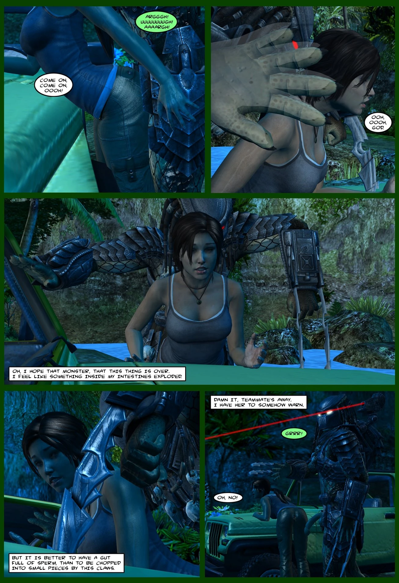 Lady & Cop VS Penetrator porn comic picture 29