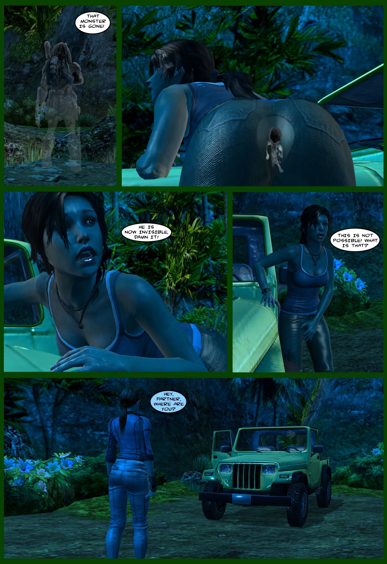 Lady & Cop VS Penetrator porn comic picture 30