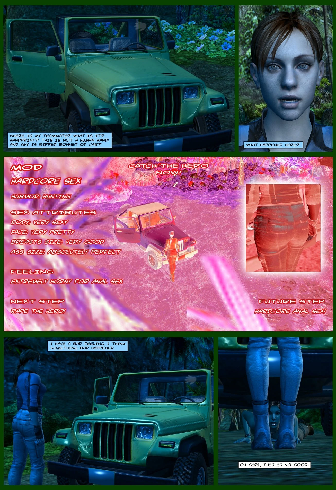 Lady & Cop VS Penetrator porn comic picture 31