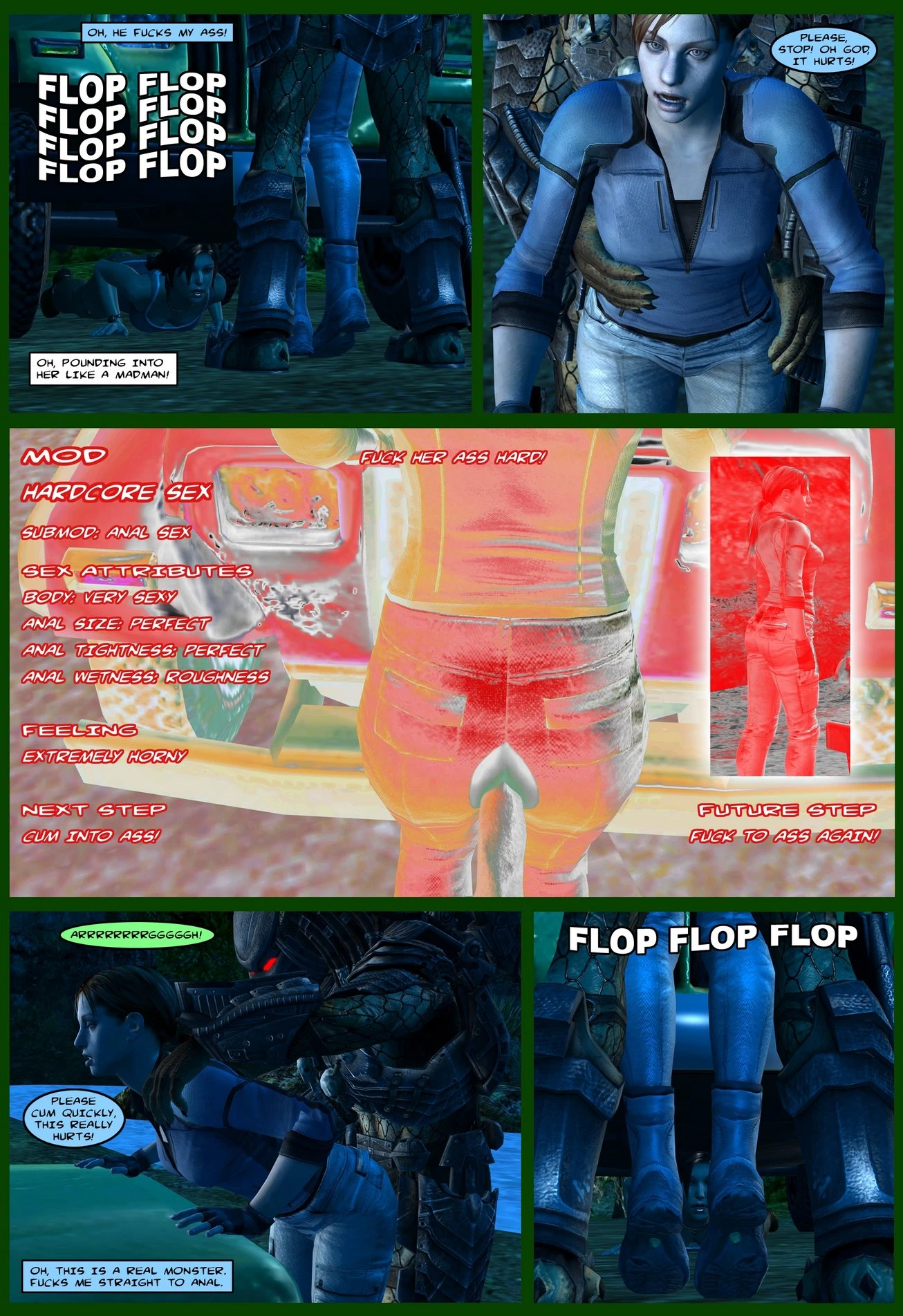 Lady & Cop VS Penetrator porn comic picture 34