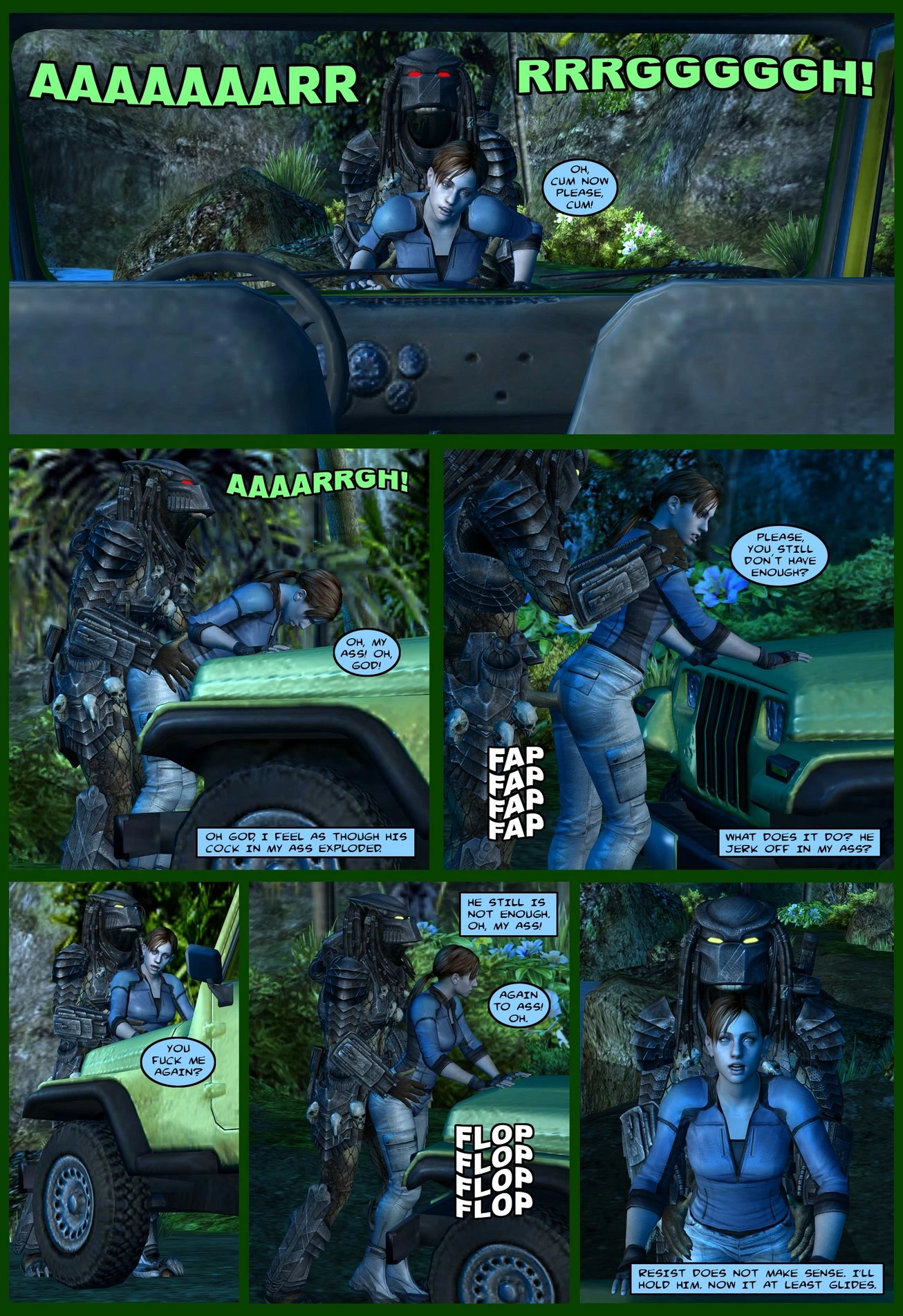 Lady & Cop VS Penetrator porn comic picture 35