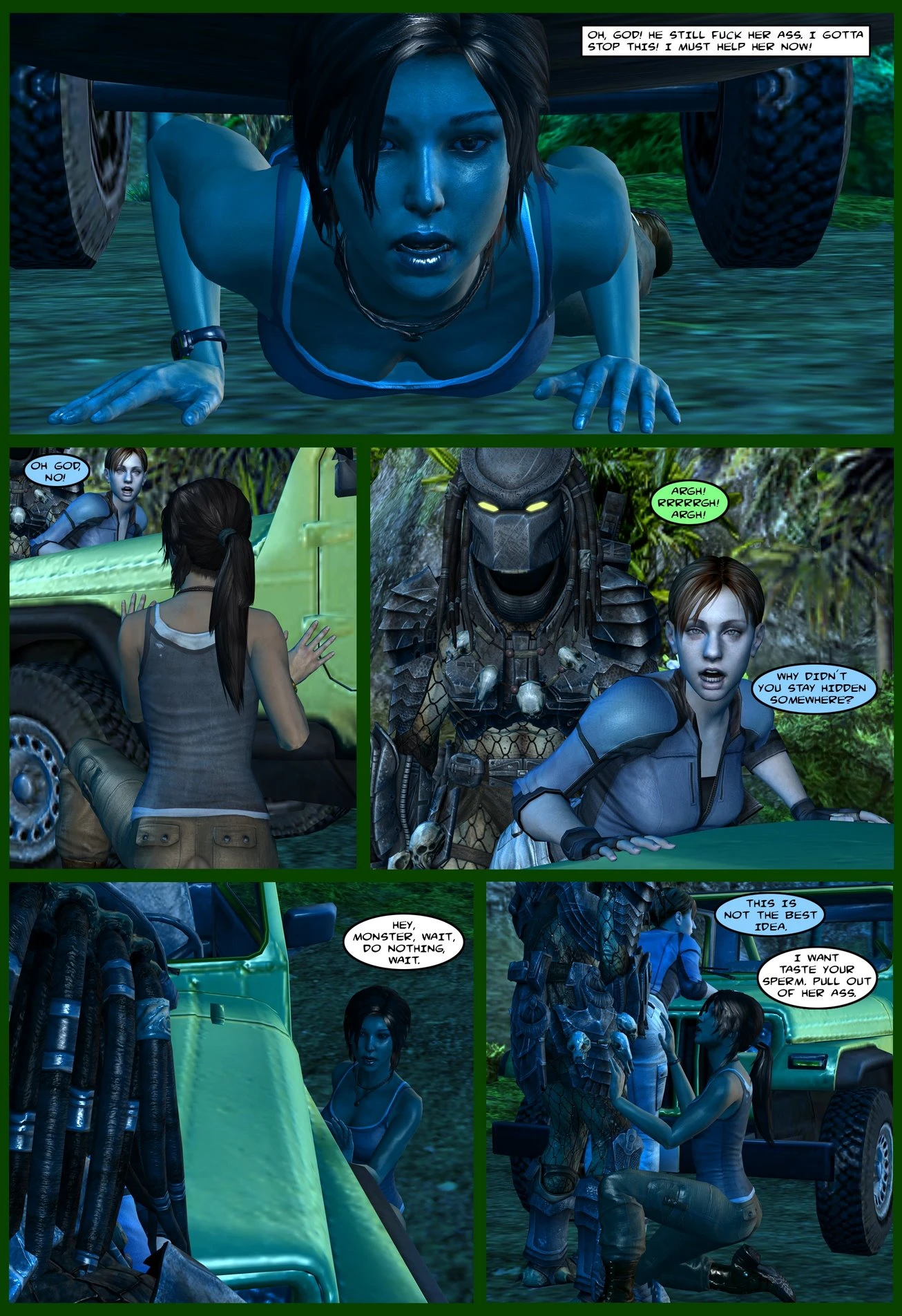 Lady & Cop VS Penetrator porn comic picture 36