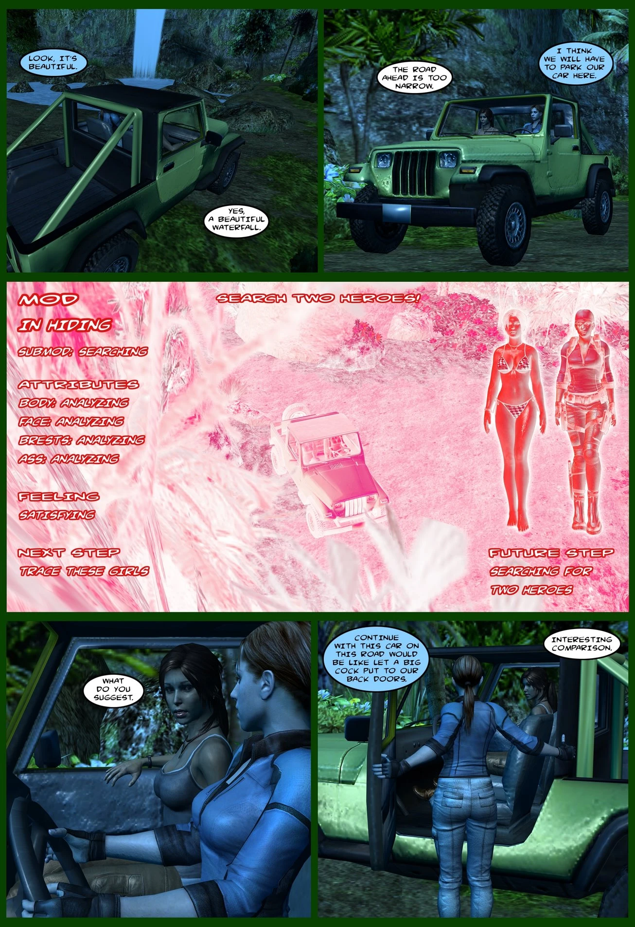 Lady & Cop VS Penetrator porn comic picture 9