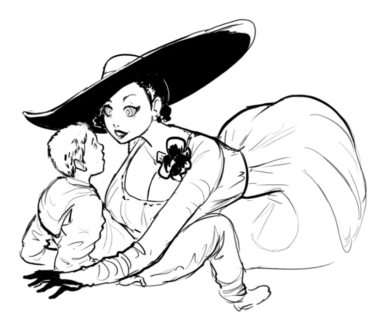 Lady Dimitrescu porn comic picture 2