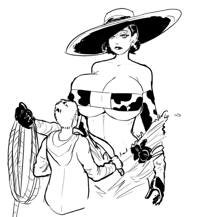 Lady Dimitrescu porn comic picture 4