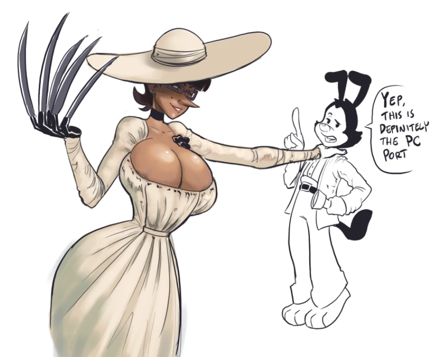 Lady Dimitrescu porn comic picture 7